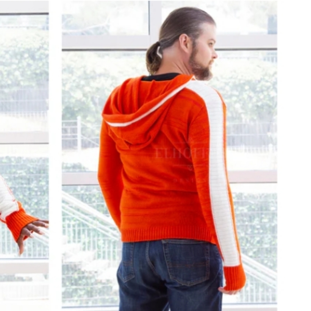 Elhoffer Star Wars Galactic Rebel Zip Up Hoodie Sweater w/Thumbholes Men's szM - Picture 6 of 6